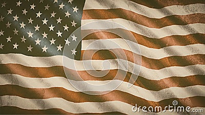 USA grunge flag Stock Photo