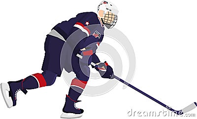 USA hockey player Editorial Stock Photo