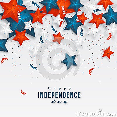 USA independence day. Vector Illustration