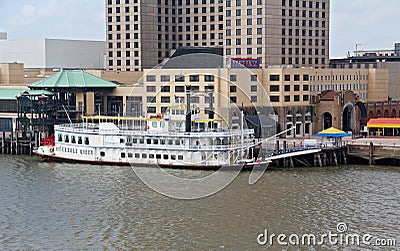 USA, Louisiana, New Orleans - Mississippi River Editorial Stock Photo