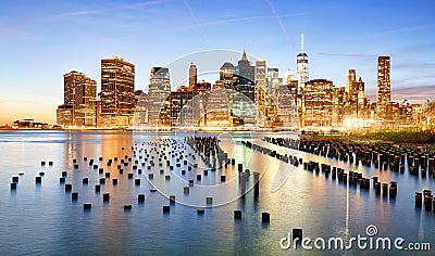 USA, New York City skyline Stock Photo