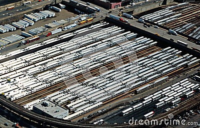 29.03.2007, USA, New York: Views of train station on Manhattan f Editorial Stock Photo