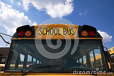 USA - Steubenville - Ohio - traditional school bus Editorial Stock Photo