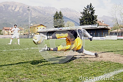 USA team vs IRAN team, youth soccer Editorial Stock Photo