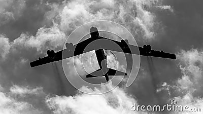 USAF B52 bomber Flying Fortress Stock Photo