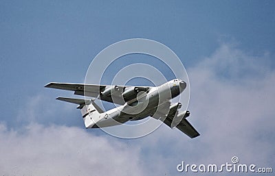 USAF Lockheed C-141A of the 443 MAW Altus AFB ,Oklahoma KLTS Editorial Stock Photo