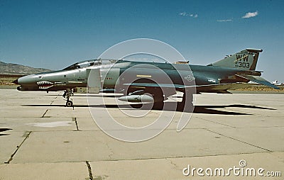 USAF McDonnell F-4G 69-0303 CN 3845 . Editorial Stock Photo