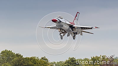 USAF Thunderbird formation team aircraft Editorial Stock Photo