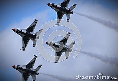 USAF Thunderbirds Editorial Stock Photo