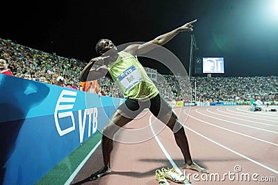 Usain Bolt Editorial Stock Photo