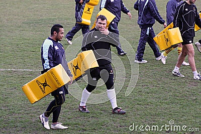 USAP training session at the Aime Giral Stadium Editorial Stock Photo