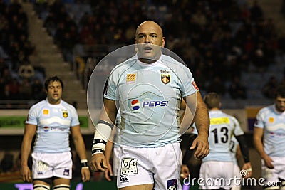 USAP vs Biarritz - French Top 14 Rugby Editorial Stock Photo