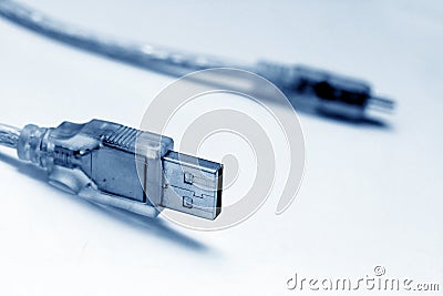 Usb cable Stock Photo