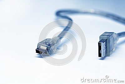 USB cable Stock Photo