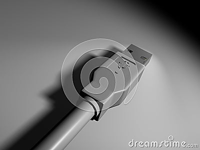 USB cable Stock Photo