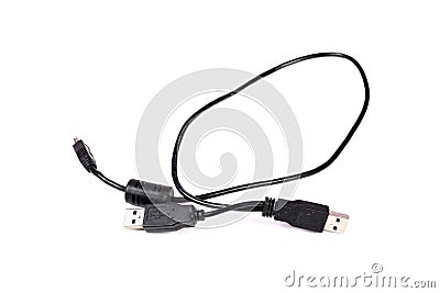 Usb cable Stock Photo