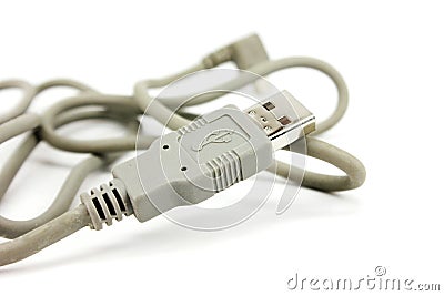 Usb cable Stock Photo
