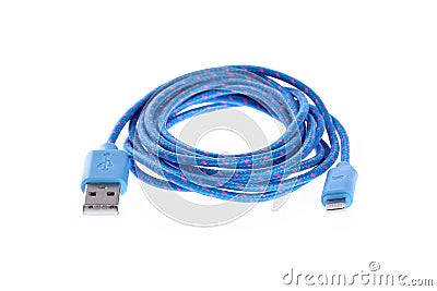 USB Cable Stock Photo