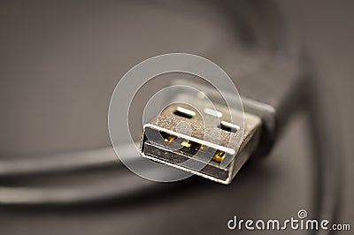 USB Cable Stock Photo