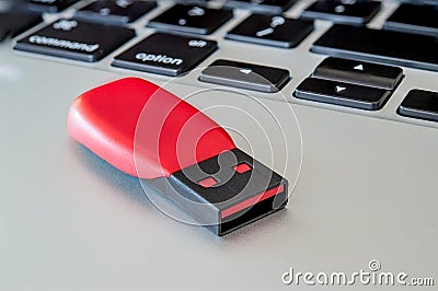 USB flash drive Editorial Stock Photo