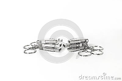 USB flash drives with metal housing Stock Photo