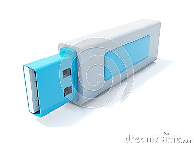 USB flash icon Stock Photo