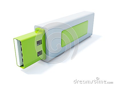 USB flash icon Stock Photo