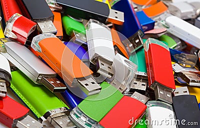 USB flash memory Stock Photo