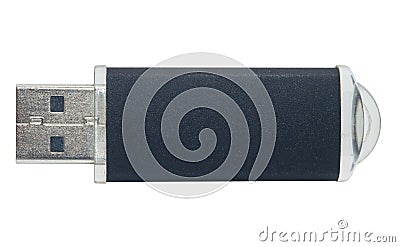 USB flash memory isolated on Stock Photo