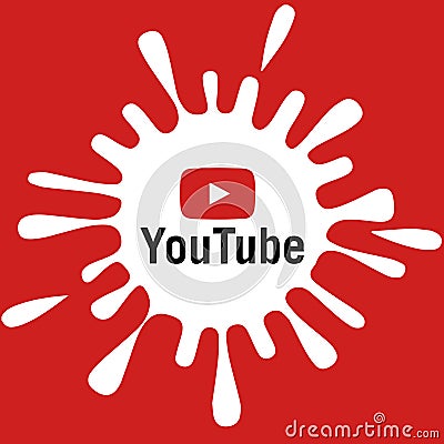 Youtube banner Editorial Stock Photo