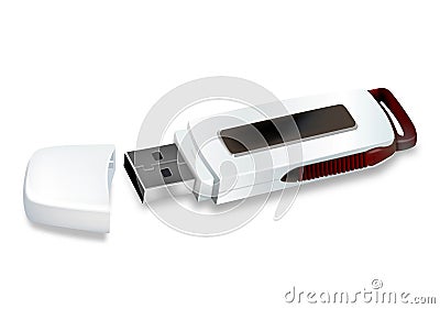 Usb key Stock Photo