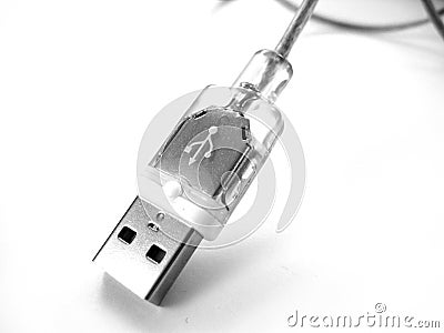 USB Plug Stock Photo