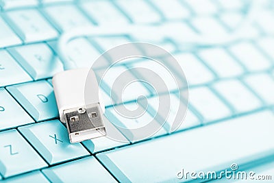 USB Plug Stock Photo