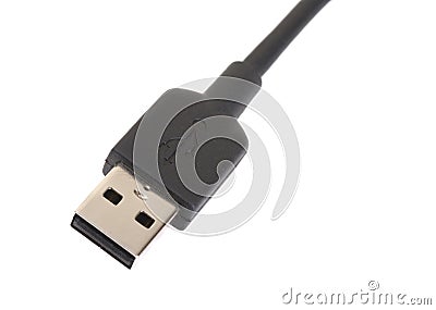 USB A standard plug Stock Photo