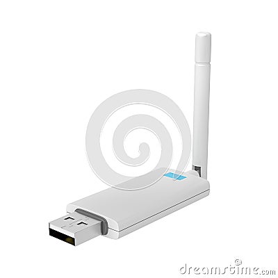 Usb wireless network adapter Stock Photo