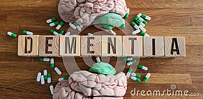 Use of nootropics to improve memory and nerve function and dementia Stock Photo
