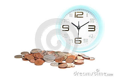 Use time and money for cure concept Stock Photo