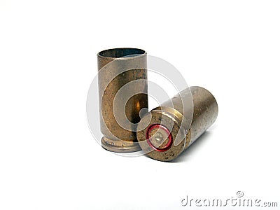 Used ammunition Stock Photo