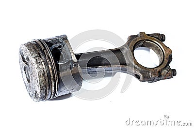 Used engine piston Stock Photo