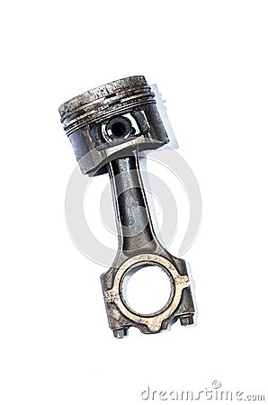 Used engine piston Stock Photo