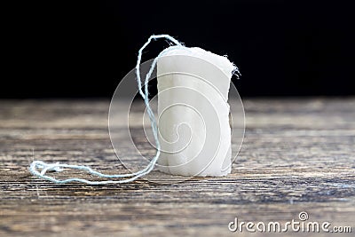 used female tampon Stock Photo