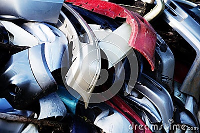 Used front bumper Stock Photo