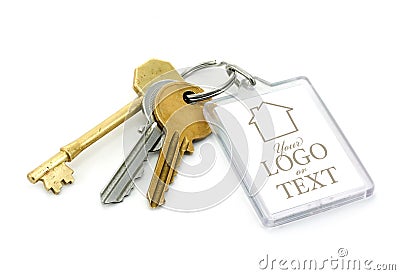 Used House keys Stock Photo