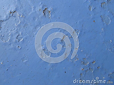 Used MetallicTextured Background - Blue Opaque Paint Stock Photo