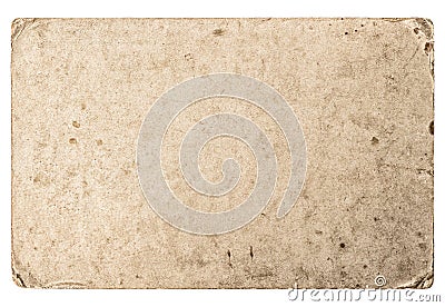 Used paper texture. Grungy cardboard worn edges Stock Photo