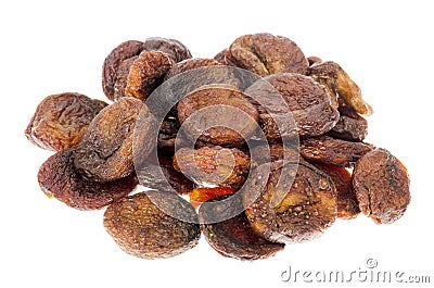 Useful dried fruits. Dried chocolate dried apricots Stock Photo