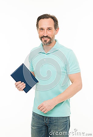 Useful information. Self education. Home education and self improvement. Education for adult. Never too late to study Stock Photo