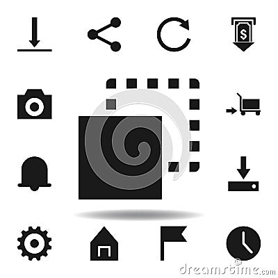 user copy duplicate icon. set of web illustration icons. signs, symbols can be used for web, logo, mobile app, UI, UX Cartoon Illustration