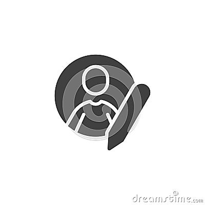 User edit vector icon Vector Illustration