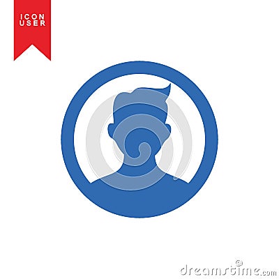 User Icon Cartoon Illustration